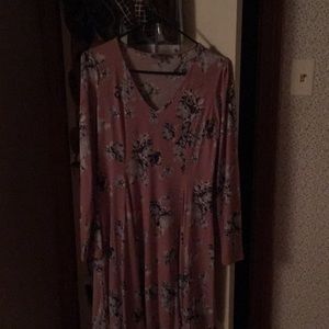 The long sleeve flare dress from The Paper Store.